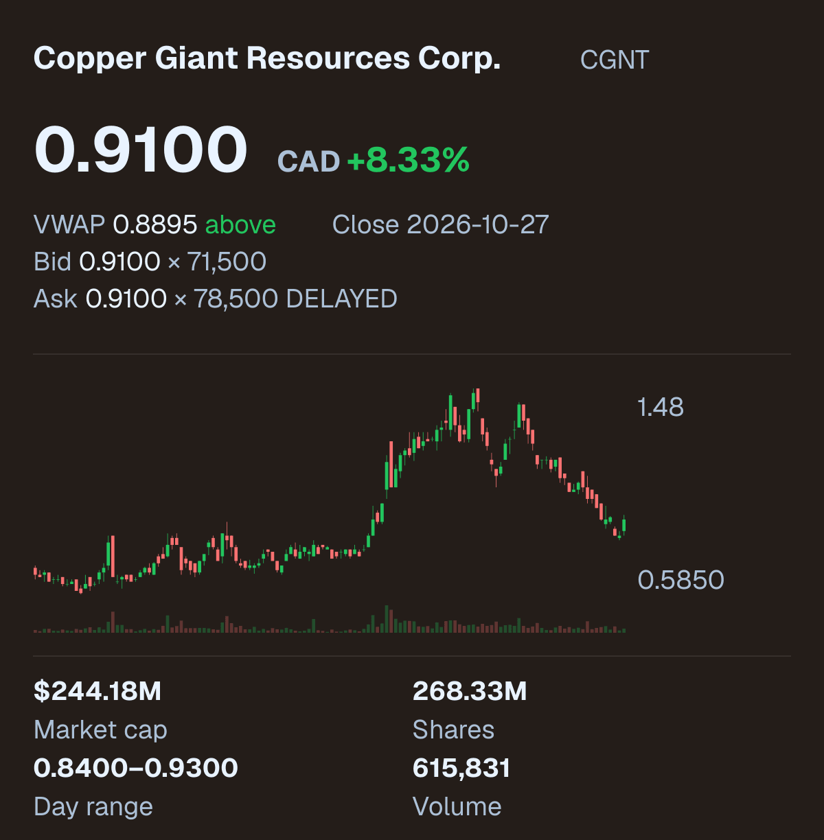 CGNT company snapshot