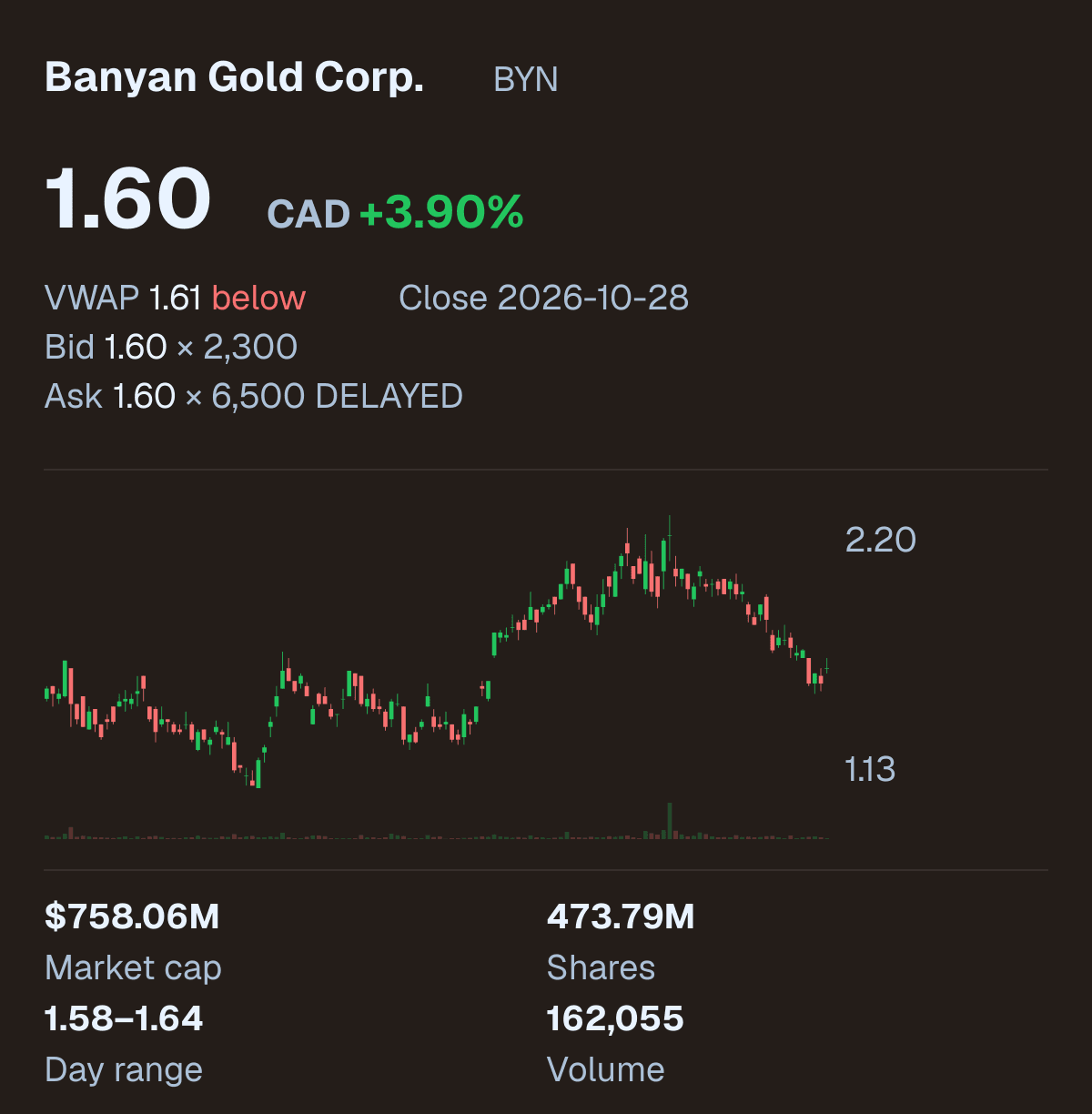 BYN company snapshot